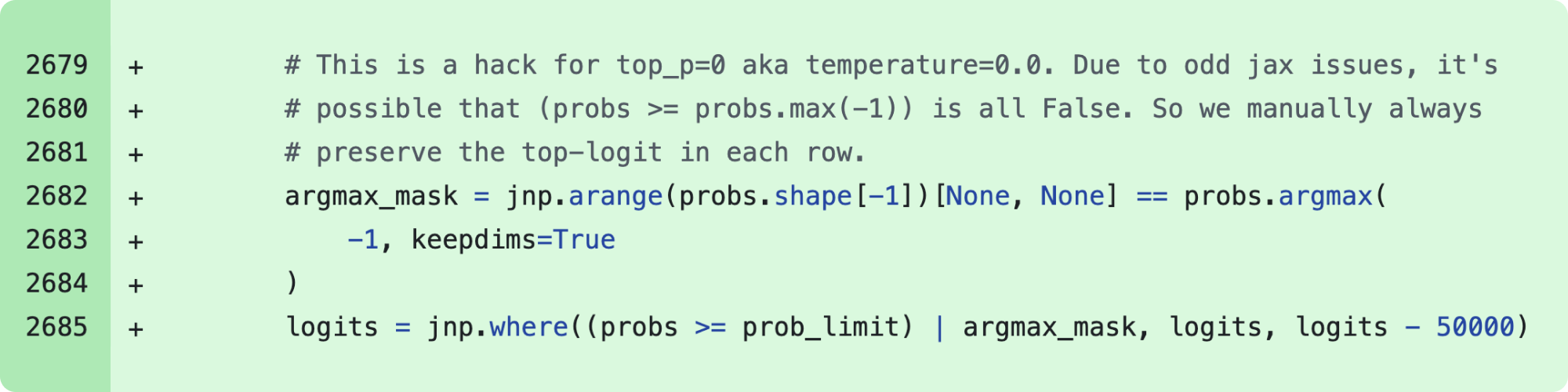 Code snippet of a December 2024 patch.