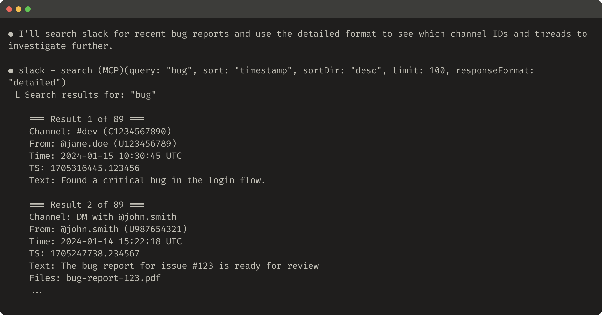 ResponseFormat enum example